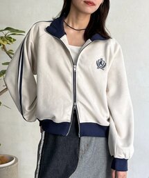 フェイクスエードトラックジャケット