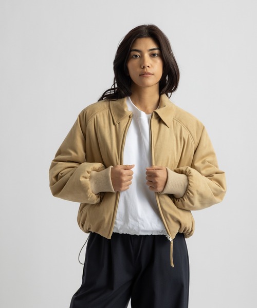 Saturdays NYC(サタデーズ ニューヨークシティ )の「Dorothy Cropped Blouson(その他アウター・レディース・ベージュ・S/M/L)」の6枚目の写真