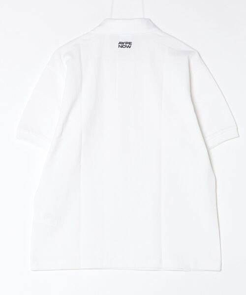 AAPE BY A BATHING APE（エーエイプバイアベイシングエイプ）の「AAPE NOW POLO（ポロシャツ・メンズ・ホワイト/ブラック/ブルー・MEDIUM/LARGE/X-LARGE/SMALL/XX-LARGE）」の13枚目の写真