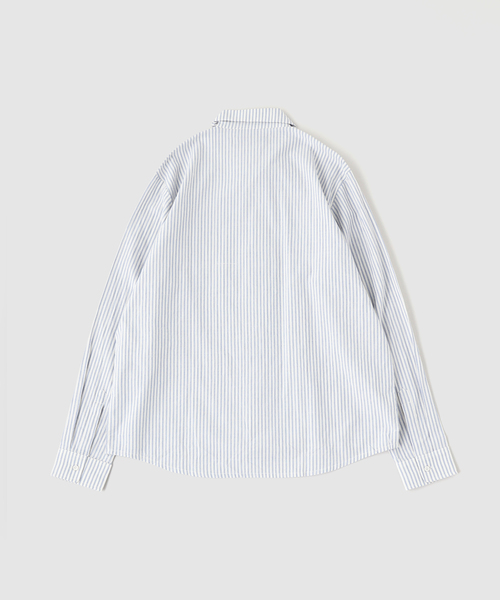 PULP/417EDIFICE（パルプフォーワンセブンエディフィス）の「NO MAINTENANCE / ノーメンテナンス JAYNE OXFORD LS SHIRT（シャツ/ブラウス・メンズ・ブルー系その他・MEDIUM/SMALL）」の2枚目の写真