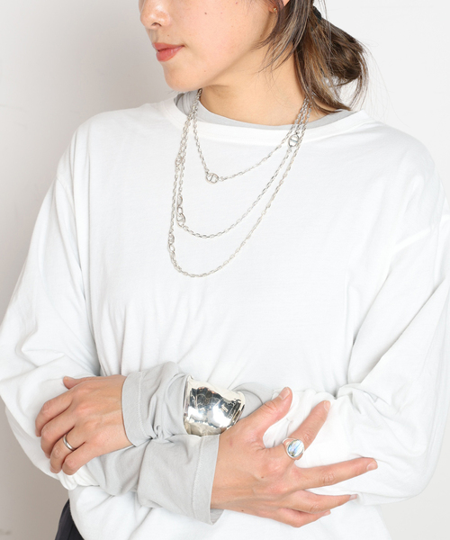 Garden of Eden（ガーデンオブエデン）の「【GARDEN OF EDEN/ガーデン オブ エデン】Anchor chain lariat（ネックレス・レディース・シルバー・FREE）」の5枚目の写真