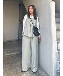 Ungrid | 【WEB限定】ウッドビーズコンビキャミセットアップ(キャミソール)