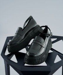 HARE（ハレ）の「ガラソールボリュームソールローファー(HARE)（ローファー）」