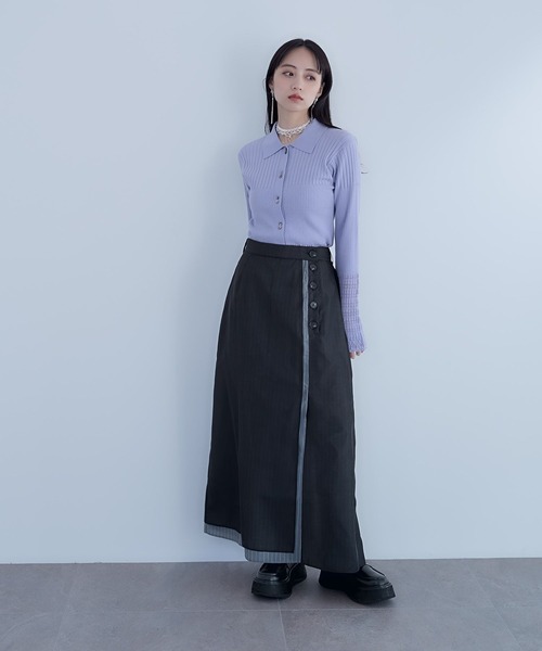 HARE（ハレ）の「ガラソールボリュームソールローファー(HARE)（ローファー・レディース・ブラック/グレー・MEDIUM/LARGE）」の7枚目の写真