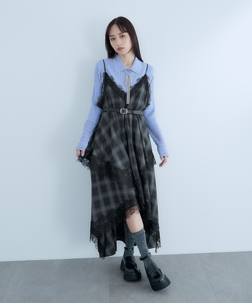 HARE（ハレ）の「ガラソールボリュームソールローファー(HARE)（ローファー・レディース・ブラック/グレー・MEDIUM/LARGE）」の8枚目の写真