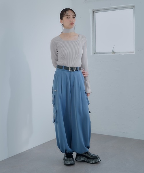 HARE（ハレ）の「ガラソールボリュームソールローファー(HARE)（ローファー・レディース・ブラック/グレー・MEDIUM/LARGE）」の9枚目の写真