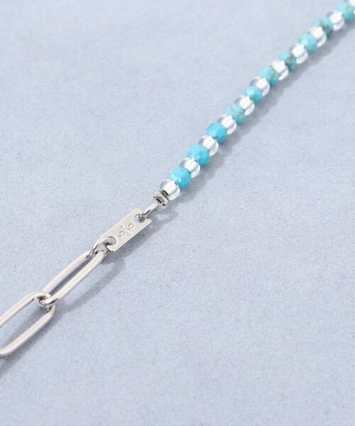 NOLLEY’S（ノーリーズ）の「【grace grace/グラスグラス】チェーン×天然石アレンジネックレス（ネックレス・レディース・ライトブルー・FREE）」の12枚目の写真