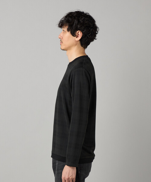 COMME CA MEN(コムサメン)の「〔IL PRINCIPE〕ジャージー 長袖クルーカットソー(Tシャツ/カットソー・メンズ・ブラック/チャコールグレー・M/L)」の11枚目の写真