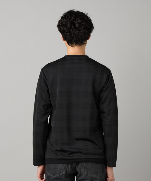 COMME CA MEN(コムサメン)の「〔IL PRINCIPE〕ジャージー 長袖クルーカットソー(Tシャツ/カットソー・メンズ・ブラック/チャコールグレー・M/L)」の12枚目の写真