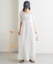 セール】【柔らか素材/2色展開】ラッフルティアードミニワンピース