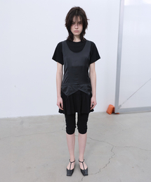 LCDC TM（エルシーディーシーティーエム）の「LAYERED SLIP DRESS (BLACK)（ワンピース）」