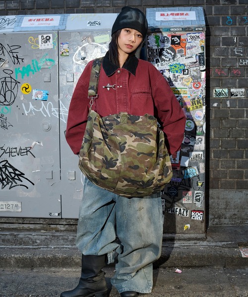 kutir（クティール）の「【8周年限定アイテム】2WAY ASSORTED BOSTON BAG／2wayアソートボストンバッグ（ボストンバッグ・メンズ・カーキ/ブラック・FREE）」の18枚目の写真