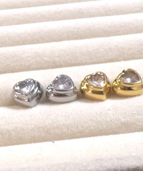 shoppinggo（ショッピングゴー）の「ピアス ハート スタッドピアス パールピアス 直結ピアス（ピアス（両耳用）・レディース・シルバー/ゴールド・FREE）」の11枚目の写真