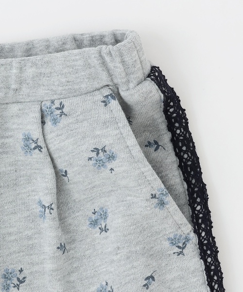 petit main(プティマイン)の「【リンク】花柄スウェットパンツ(スウェットパンツ・キッズ・アイボリー/トップグレー・80cm/90cm/110cm/100cm/120cm/130cm)」の8枚目の写真