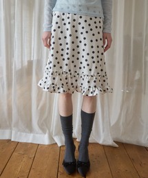 ポルカドットスカート/Polka dot skirt