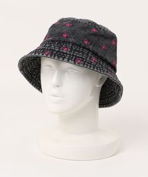 Revo. | バタフライ刺繍 デニム バケットハット(ハット)