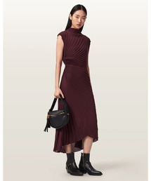 RAYANNA PLEATED MIDI DRESS | RAYANNA プリーツ ミディ ドレス・ワンピース