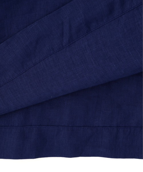 MARGARET HOWELL（マーガレットハウエル）の「SHIRTING LINEN（ワンピース・レディース・ブラック/ダークブルー・2/1）」の9枚目の写真