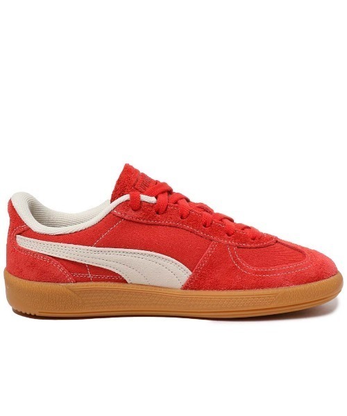 PUMA（プーマ）の「プーマ PUMA パレルモ ヴィンテージ（スニーカー・レディース・レッド・23.5cm/24.0cm/24.5cm/25.0cm/25.5cm/26.0cm/23.0cm）」の2枚目の写真