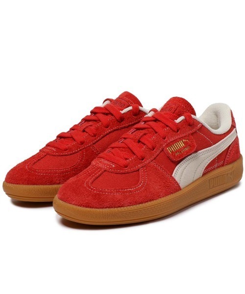 PUMA（プーマ）の「プーマ PUMA パレルモ ヴィンテージ（スニーカー・レディース・レッド・23.5cm/24.0cm/24.5cm/25.0cm/25.5cm/26.0cm/23.0cm）」の3枚目の写真