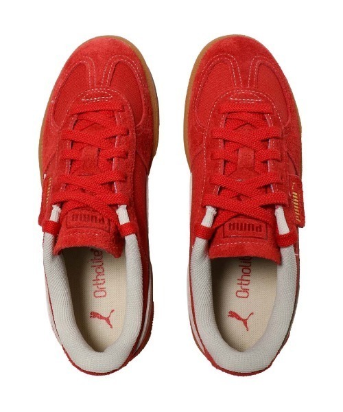 PUMA（プーマ）の「プーマ PUMA パレルモ ヴィンテージ（スニーカー・レディース・レッド・23.5cm/24.0cm/24.5cm/25.0cm/25.5cm/26.0cm/23.0cm）」の4枚目の写真
