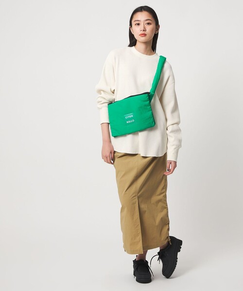 CITEN（シテン）の「＜CITEN＞エッセンシャルワッフルトップ（Tシャツ/カットソー・レディース・イエロー/ライトグレー/オフホワイト・FREE）」の7枚目の写真