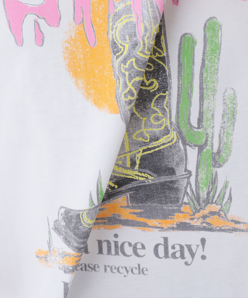 U by SPICK&SPAN（ユーバイスピックアンドスパン）の「GANNI / ガニー Basic Cotton Jersey T-shirt Boots（Tシャツ/カットソー・レディース・ホワイト・SMALL）」の9枚目の写真