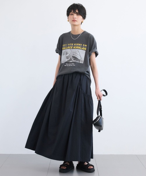 BARNYARDSTORM（バンヤードストーム）の「BARNYARDSTORM / UVカットギャザースカート＜セットアップ対応＞【UVカット】（スカート・レディース・ブラック/ベージュ/ホワイト・FREE）」の19枚目の写真