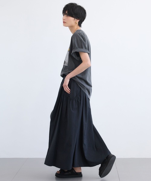 BARNYARDSTORM（バンヤードストーム）の「BARNYARDSTORM / UVカットギャザースカート＜セットアップ対応＞【UVカット】（スカート・レディース・ブラック/ベージュ/ホワイト・FREE）」の21枚目の写真