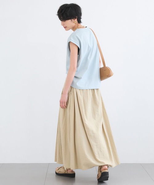 BARNYARDSTORM（バンヤードストーム）の「BARNYARDSTORM / UVカットギャザースカート＜セットアップ対応＞【UVカット】（スカート・レディース・ブラック/ベージュ/ホワイト・FREE）」の15枚目の写真