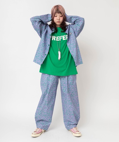 RNA(アールエヌエー)の「M2662 PREFER BIG-T(Tシャツ/カットソー・レディース・グリーン/杢グレー/ホワイト・MEDIUM)」の12枚目の写真