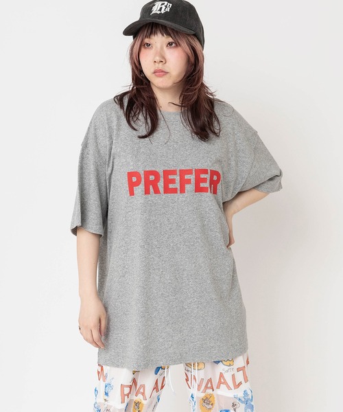 RNA(アールエヌエー)の「M2662 PREFER BIG-T(Tシャツ/カットソー・レディース・グリーン/杢グレー/ホワイト・MEDIUM)」の18枚目の写真