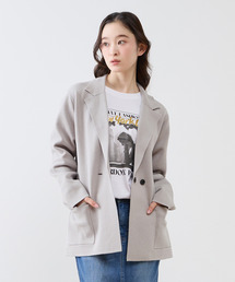 LOGEMENT DE CLAIRE（ロジュモンドクレール）の「テーラードニットジャケット（カーディガン/ボレロ）」