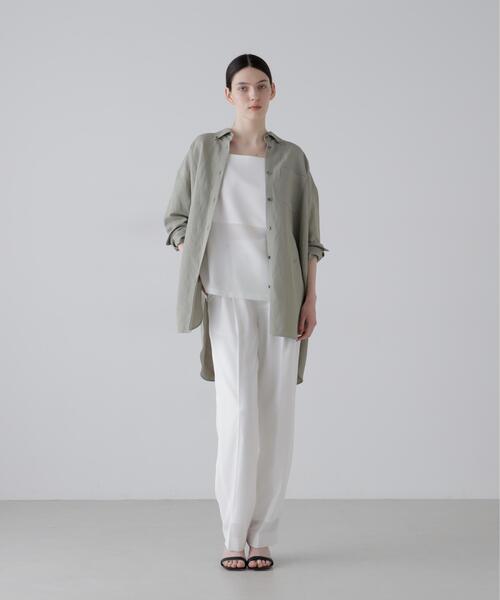 ADORE(アドーア)の「◆ドライタッチレーヨンブラウス(シャツ/ブラウス・レディース・ホワイト/カーキ・38)」の13枚目の写真