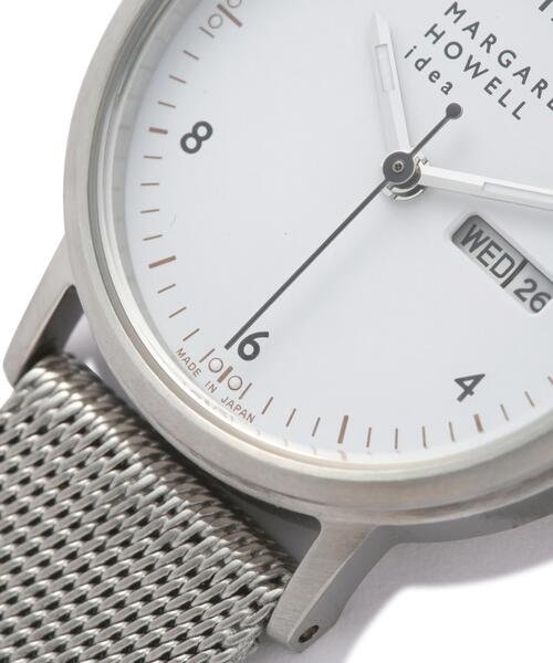 MARGARET HOWELL（マーガレットハウエル）の「SOLAR POWER MESH BAND（アナログ腕時計・レディース・シルバー・FREE）」の3枚目の写真