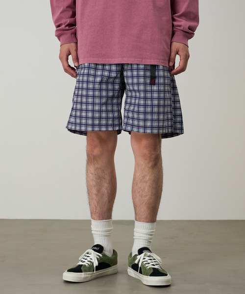 CHECKERED SHELL SHORT / チェッカードシェルショーツ Gramicci