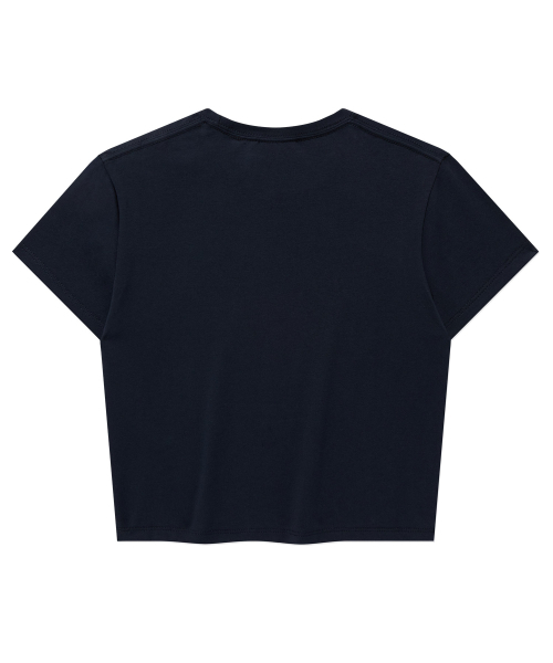 COVERNAT WOMAN(カバーナットウーマン)の「ウーマンベビーフィットアーチクローバーハートTシャツネイビー(Tシャツ/カットソー・レディース・その他・WS/WM)」の3枚目の写真