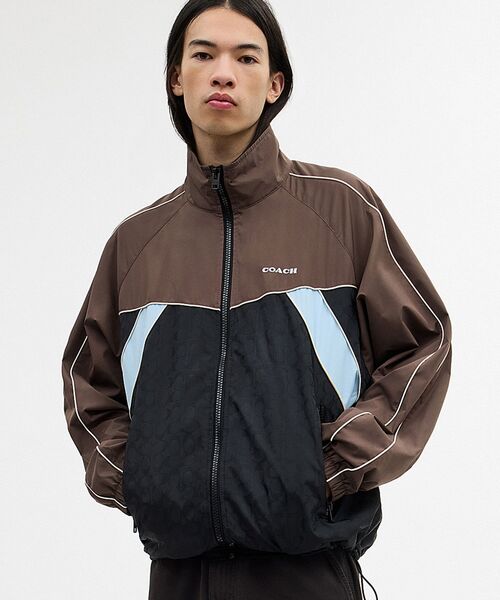 トラック ジャケット・リサイクル ポリエステル(ブルゾン)|COACH トラック ジャケット・リサイクル ポリエステル(ブルゾン)|COACH