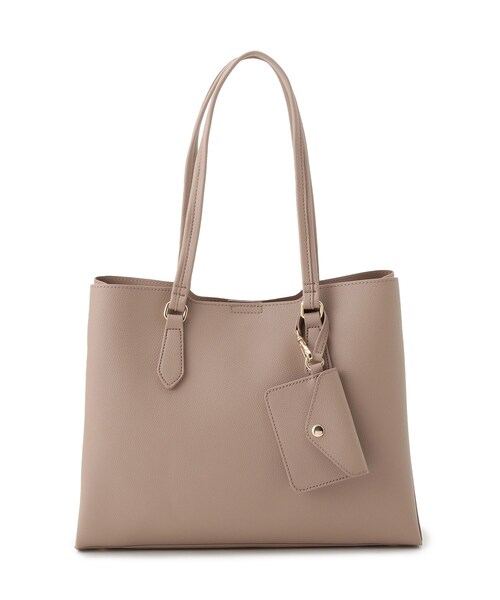 ITS'DEMO（イッツデモ）の「パスケース付きA4トート（トートバッグ・レディース・サンドベージュ/ナチュラル/ブラック・00）」の20枚目の写真