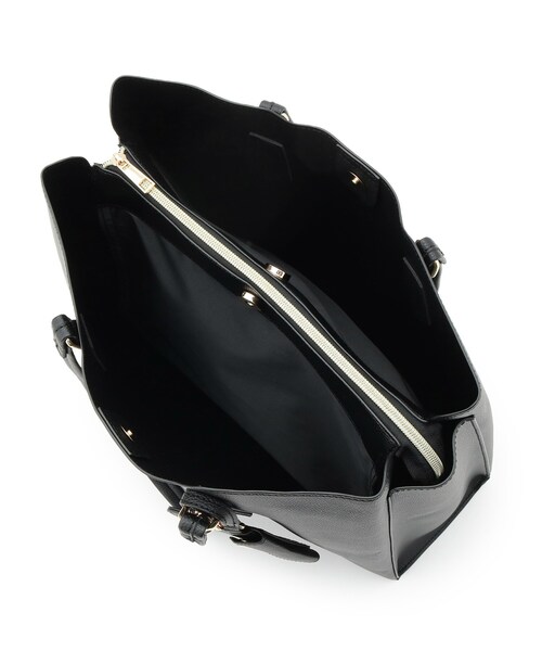 ITS'DEMO（イッツデモ）の「パスケース付きA4トート（トートバッグ・レディース・サンドベージュ/ナチュラル/ブラック・00）」の5枚目の写真