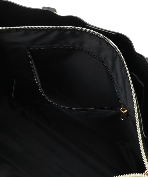 ITS'DEMO（イッツデモ）の「パスケース付きA4トート（トートバッグ・レディース・サンドベージュ/ナチュラル/ブラック・00）」の6枚目の写真