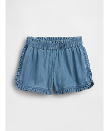 GAP | デニム ラッフルフリル プルオンショートパンツ (幼児・ベビー)(その他パンツ)