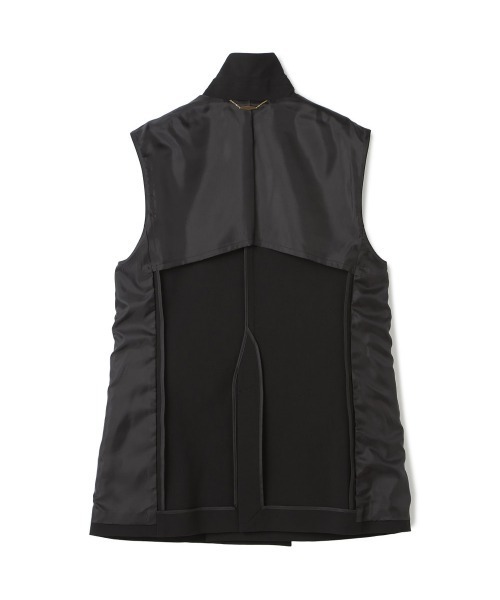 SUIT SELECT（スーツセレクト）の「【セットアップ対応】4釦1ツ掛けのテーラードジレ/ブラック（スーツジャケット・レディース・ブラック・MEDIUM/SMALL/LARGE）」の5枚目の写真