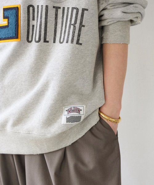 Deuxieme Classe(ドゥーズィエムクラス)の「【GOLDEN GOOSE / ゴールデングース】OVER COTTON SWEAT(Tシャツ/カットソー・レディース・チャコールグレー・FREE)」の7枚目の写真