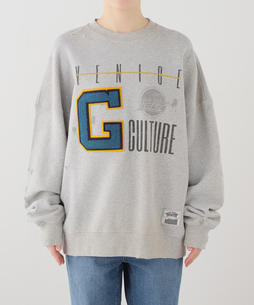 Deuxieme Classe(ドゥーズィエムクラス)の「【GOLDEN GOOSE / ゴールデングース】OVER COTTON SWEAT(Tシャツ/カットソー・レディース・チャコールグレー・FREE)」の11枚目の写真