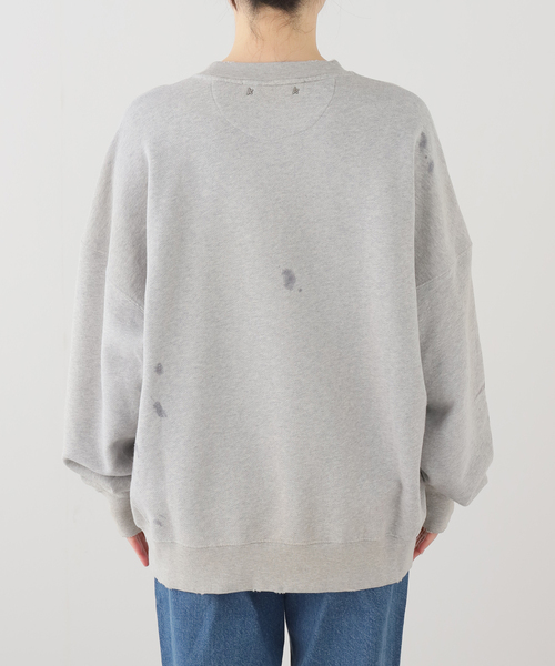 Deuxieme Classe(ドゥーズィエムクラス)の「【GOLDEN GOOSE / ゴールデングース】OVER COTTON SWEAT(Tシャツ/カットソー・レディース・チャコールグレー・FREE)」の13枚目の写真