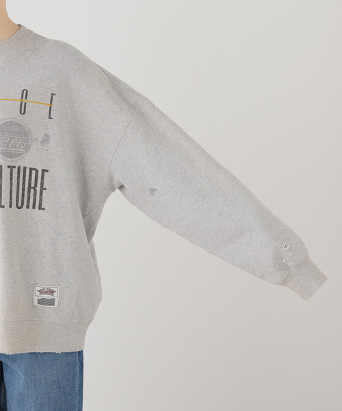 Deuxieme Classe(ドゥーズィエムクラス)の「【GOLDEN GOOSE / ゴールデングース】OVER COTTON SWEAT(Tシャツ/カットソー・レディース・チャコールグレー・FREE)」の15枚目の写真