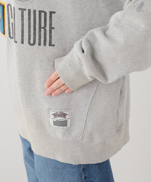 Deuxieme Classe(ドゥーズィエムクラス)の「【GOLDEN GOOSE / ゴールデングース】OVER COTTON SWEAT(Tシャツ/カットソー・レディース・チャコールグレー・FREE)」の16枚目の写真