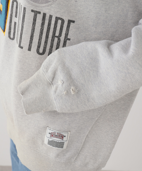 Deuxieme Classe(ドゥーズィエムクラス)の「【GOLDEN GOOSE / ゴールデングース】OVER COTTON SWEAT(Tシャツ/カットソー・レディース・チャコールグレー・FREE)」の17枚目の写真