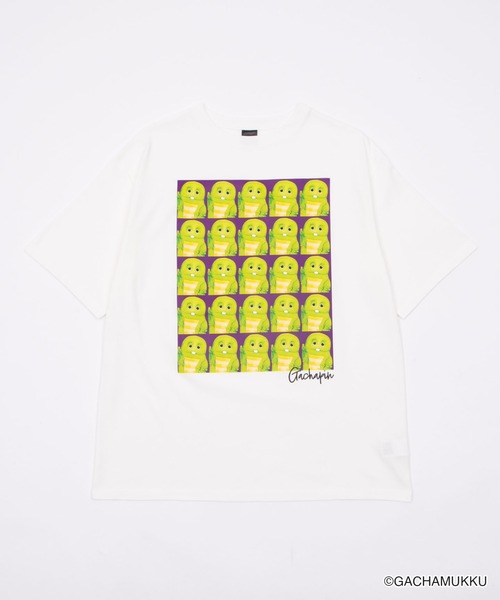 WEGO(ウィゴー)の「∴WEGO/【26年春夏新作】ガチャピンムック×WEGOコラボフォトTシャツ(Tシャツ/カットソー・メンズ・その他1/その他2/その他3・FREE)」の3枚目の写真
